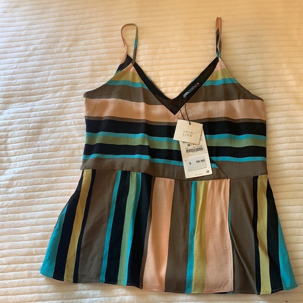 Zara Striped Tank Top size XS